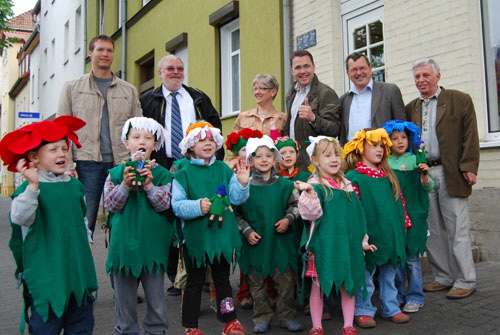 Auftaktveranstaltung zur Bepflanzung der Baumscheiben